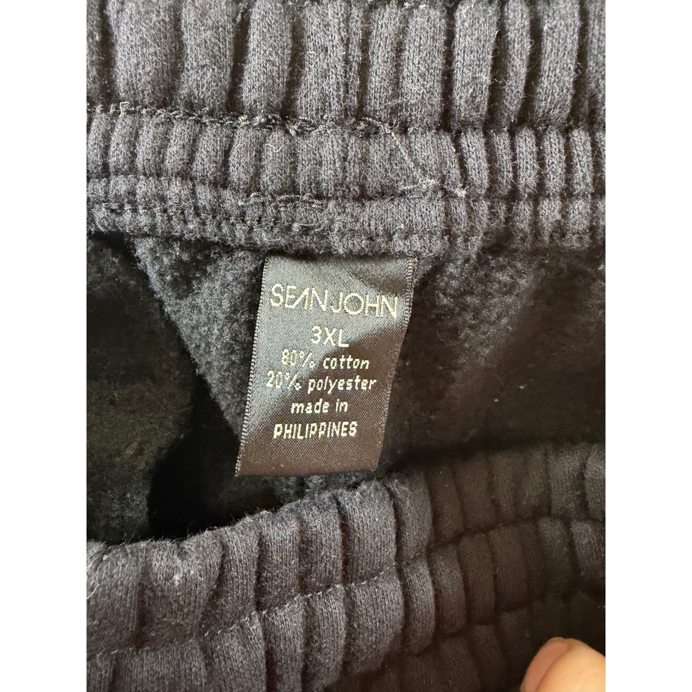 Sean John Tracksuit Set Mens 3XL Navy Blue Full Zip Hoodie Sweatpants Vintag Y2K - Picture 10 of 15